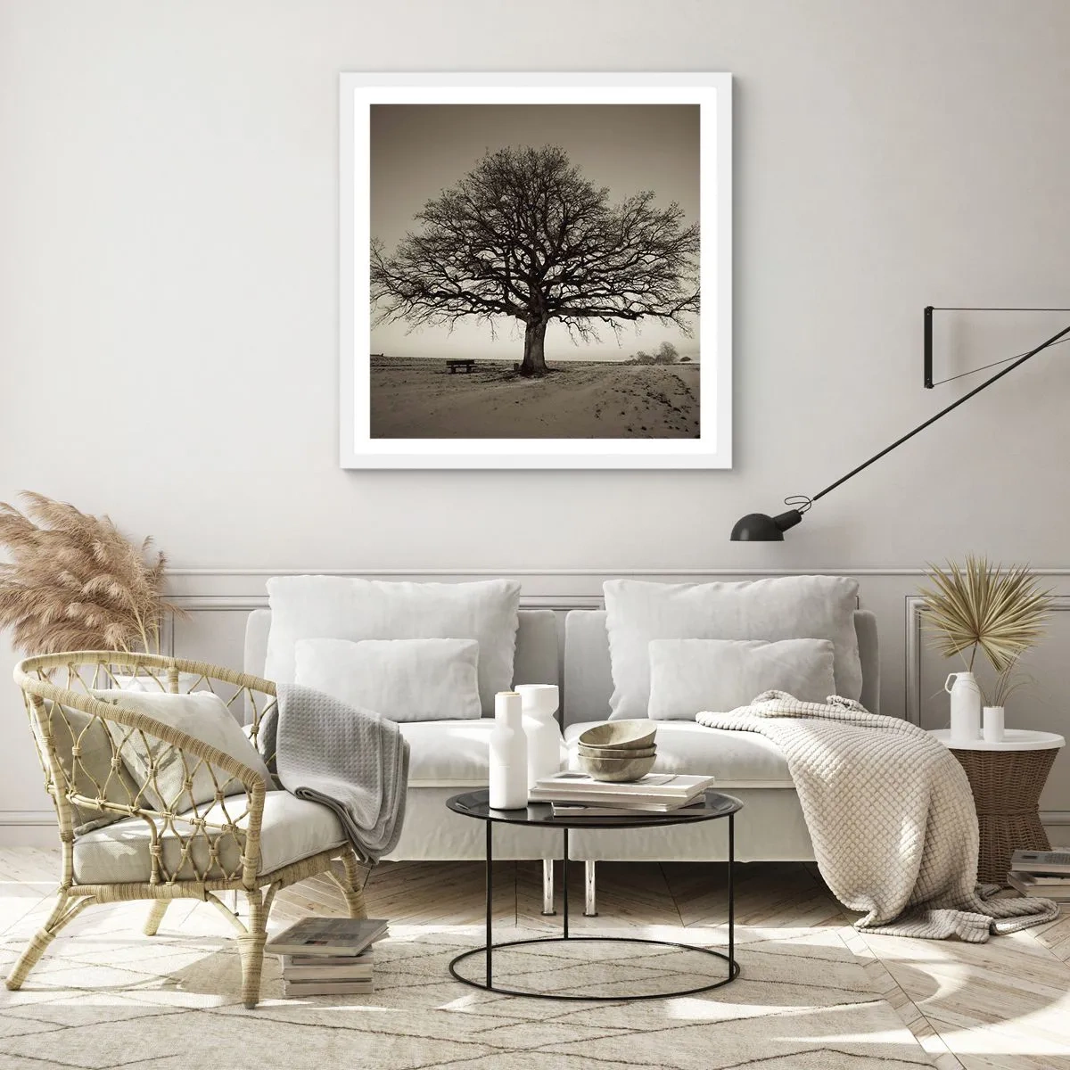 Plagát v bielom ráme - Odtiaľ až do večnosti - 30x30 cm