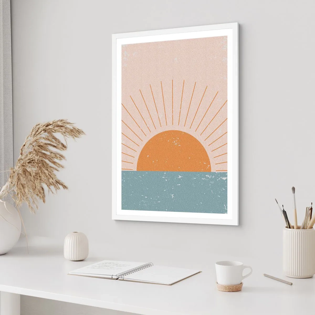 Plagát v bielom ráme - Každodenný zázrak - 61x91 cm