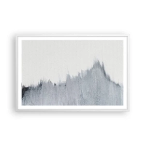 Plagát v bielom ráme - Tajomný záznam - 91x61 cm