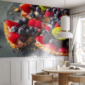 Samolepiaca Fototapeta Deluxe Sticker - Dolce vita! - Gastronómia, Torta s ovocím, Koláč - 250x175 cm