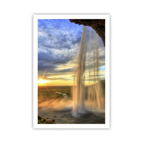 Plagát - Svet za závojom kvapiek  - 61x91 cm