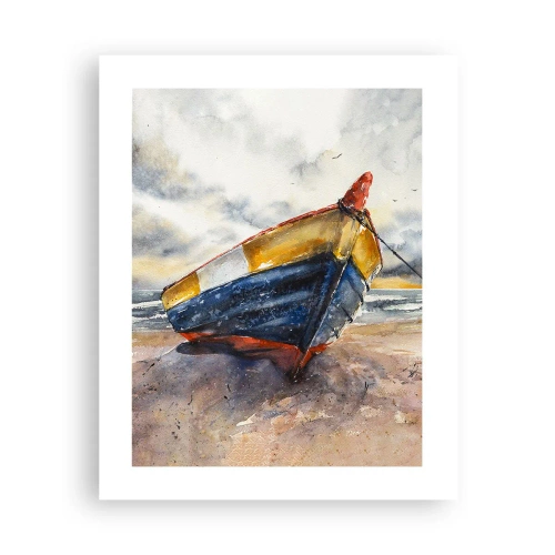 Plagát - Odpočinok na brehu - 40x50 cm
