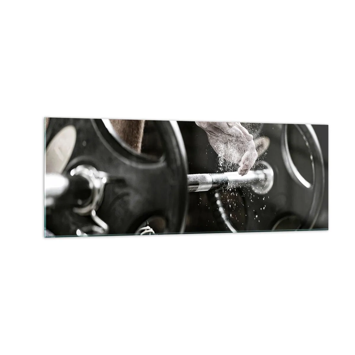 Obraz na skle - Výzva prijatá! - 140x50 cm