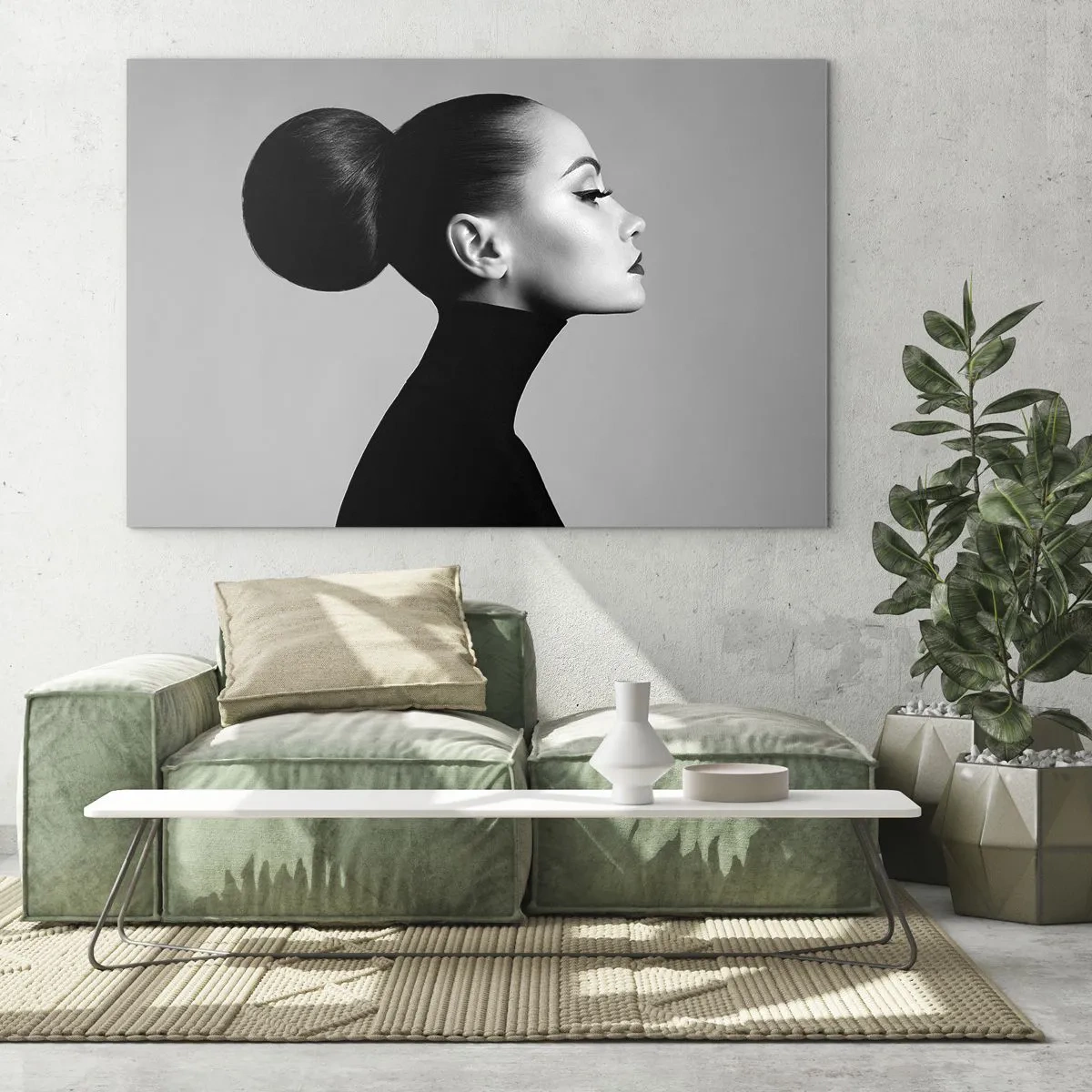 Obraz na skle - Moderná Nefertiti - 120x80 cm