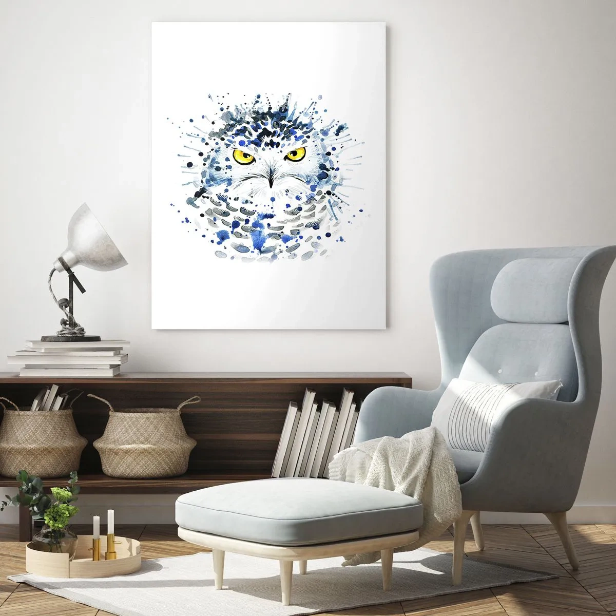 Obraz na skle - Priamo do očí - 50x70 cm