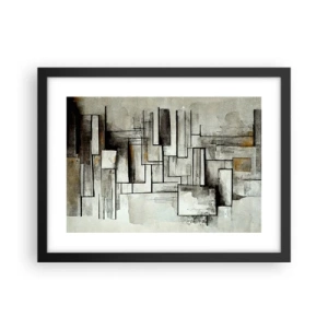 Plagát v čiernom ráme - Sila jednoduchosti - 40x30 cm