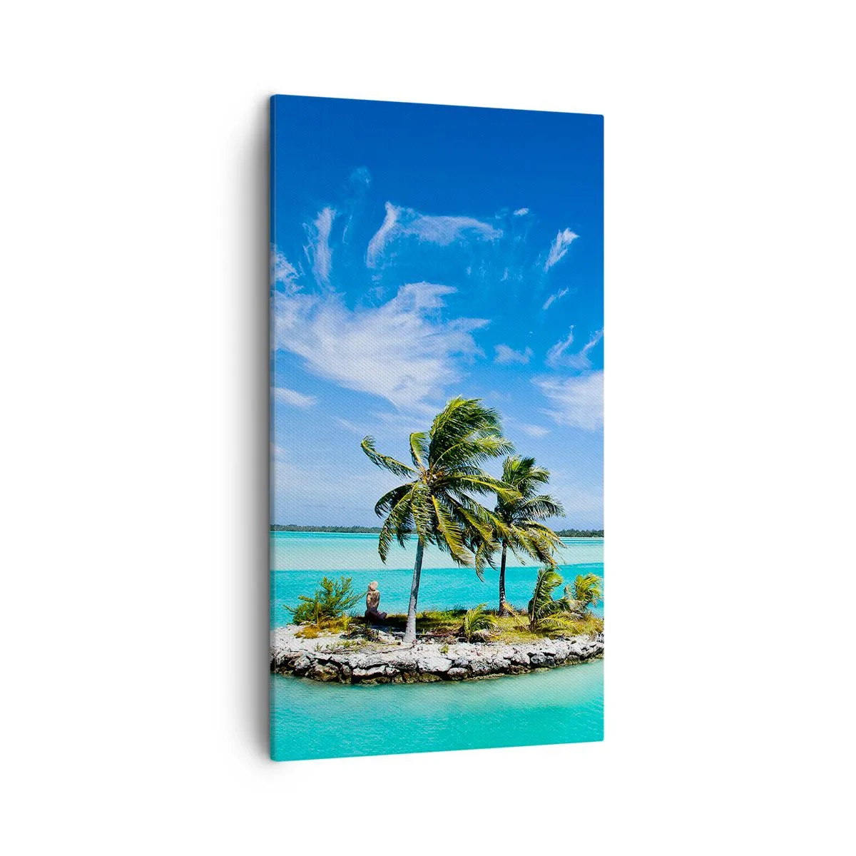 Obraz na plátne - Raj na zemi - 45x80 cm