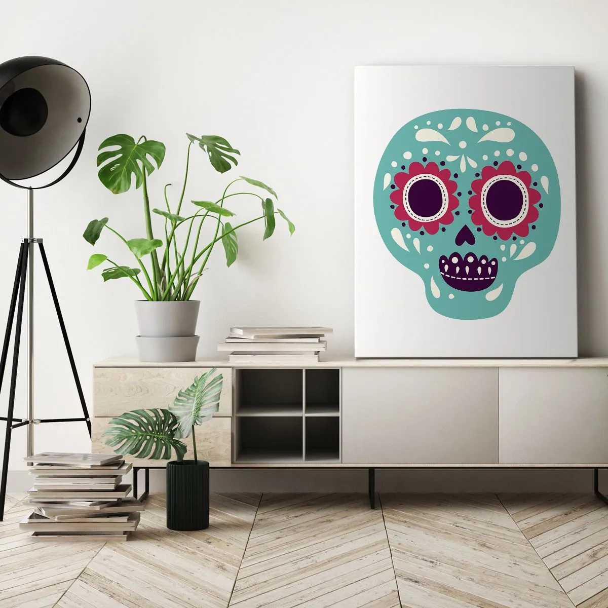 Obraz na plátne - Život – zábava až do smrti - 45x80 cm