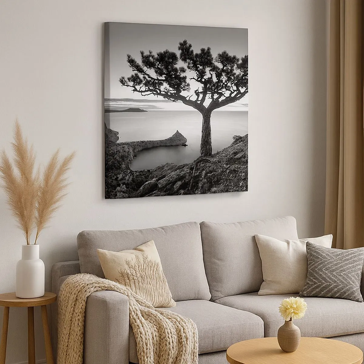 Obraz na plátne - Pokoj až k horizontu - 30x30 cm