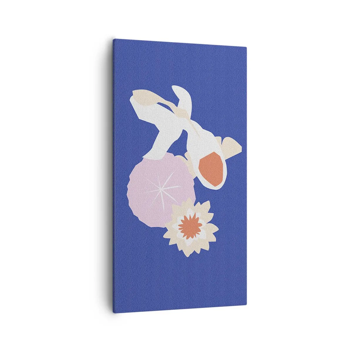 Obraz na plátne - Kompozícia kvetov a pukov - 55x100 cm