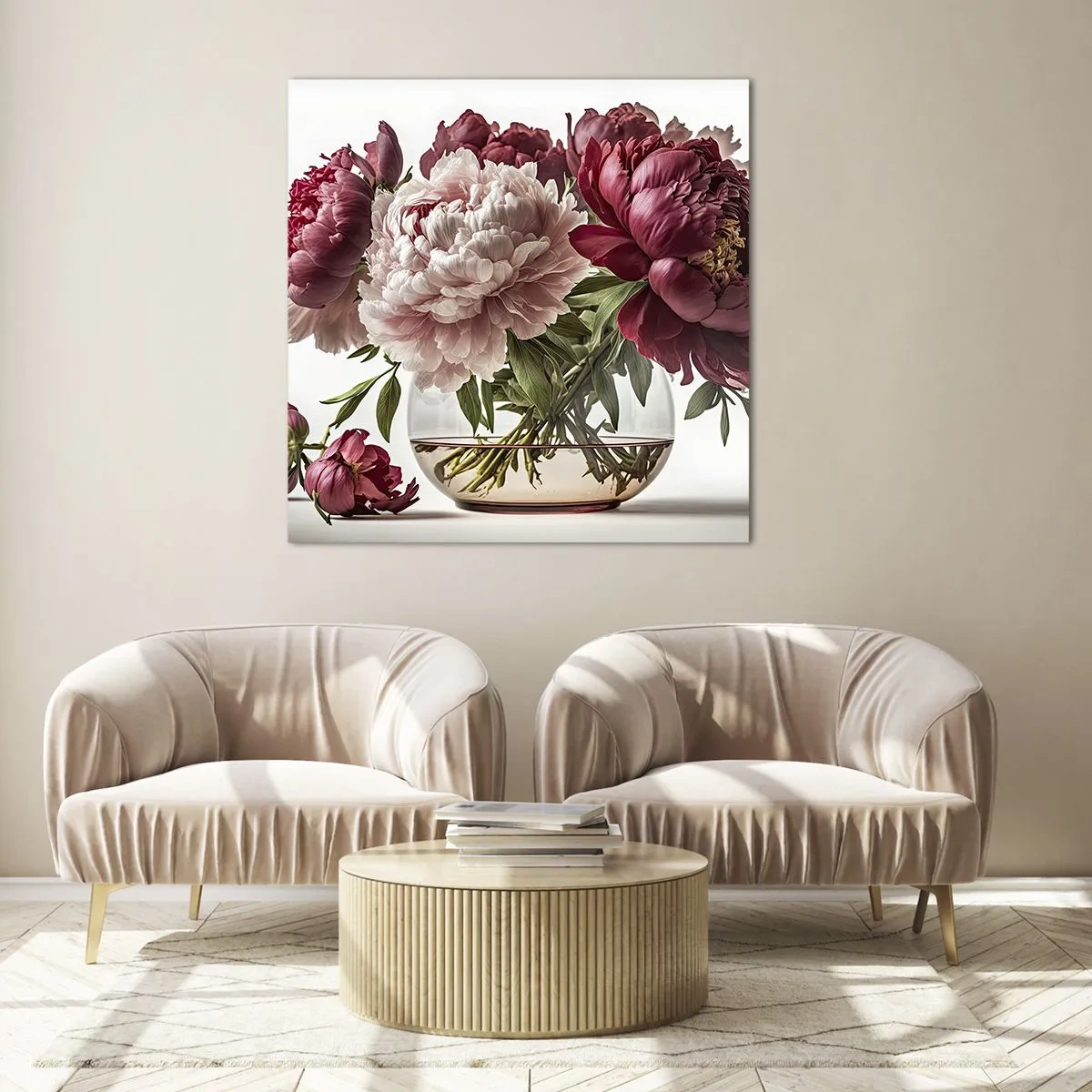 Obraz na skle - V plnom rozkvete krásy - 60x60 cm