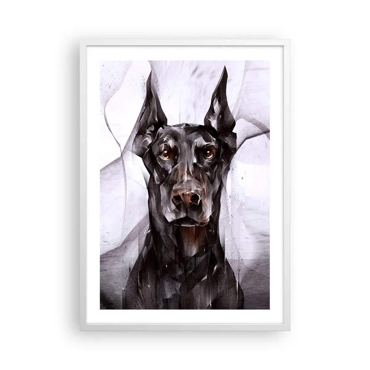 Plagát v bielom ráme - Z urodzeného rodu - 50x70 cm