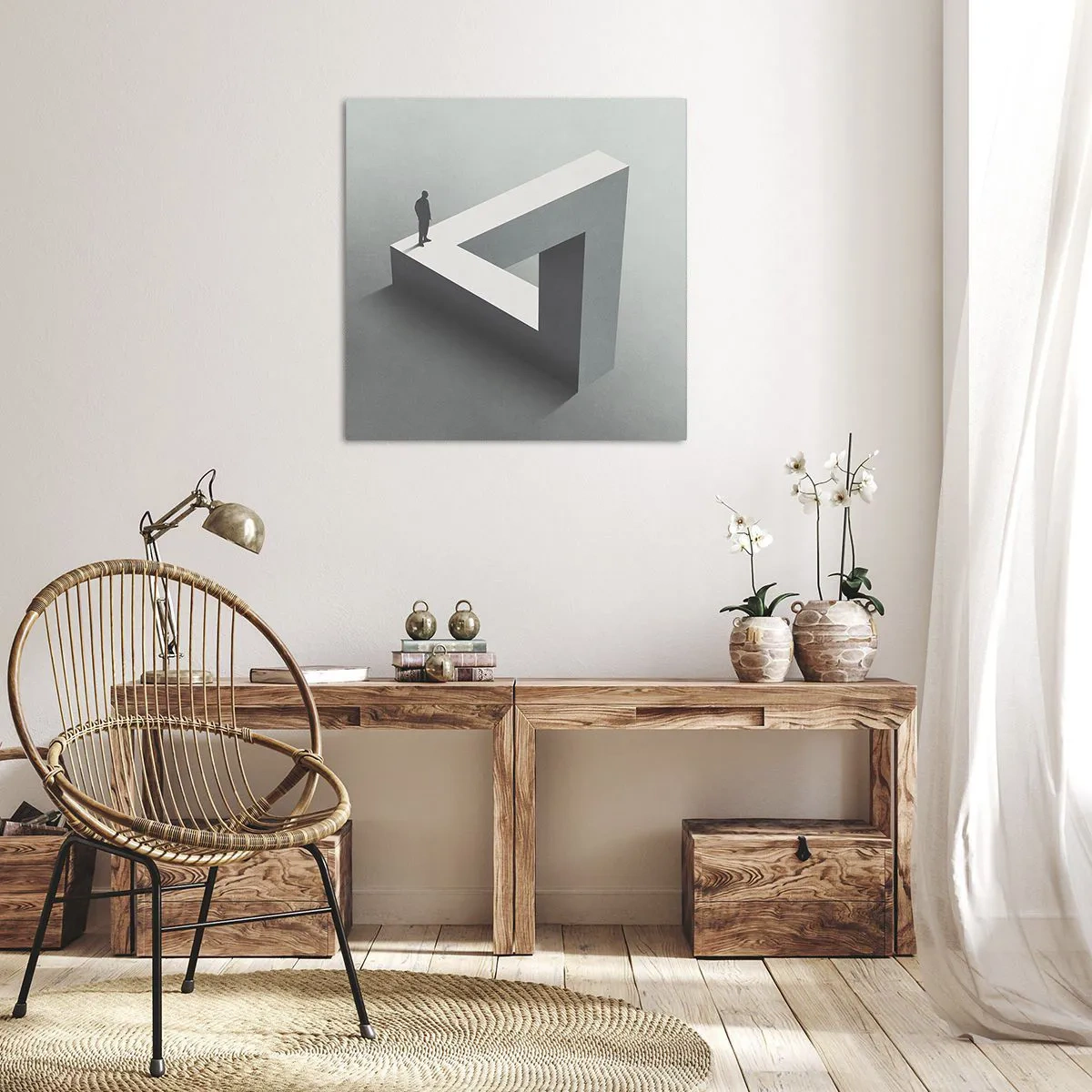 Obraz na plátne - A predsa je to možné - 50x50 cm