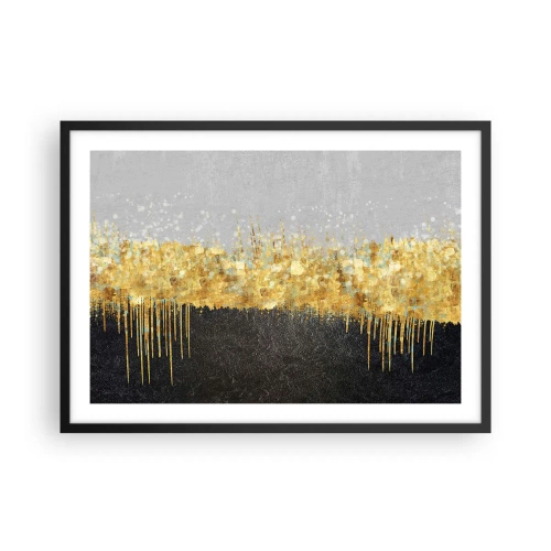 Plagát v čiernom ráme - Dovnútra a nahor - 70x50 cm