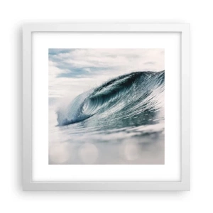 Plagát v bielom ráme - Vodná špička - 30x30 cm