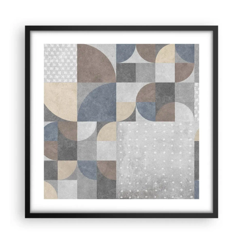 Plagát v čiernom ráme - Keramická fantázia - 50x50 cm