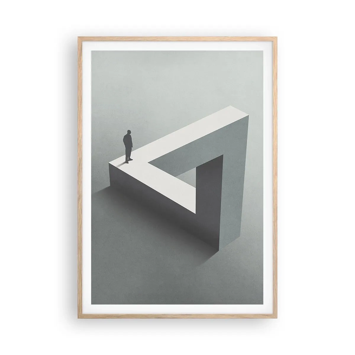 Plagát v ráme zo svetlého duba - A predsa je to možné - 70x100 cm