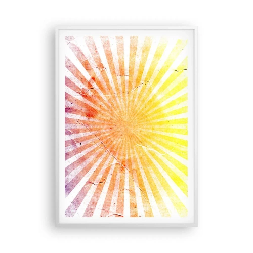 Plagát v bielom ráme - Východy a západy - 70x100 cm