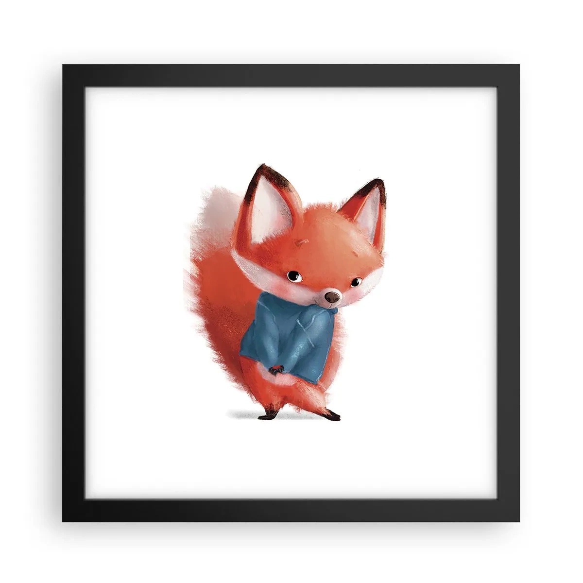 Plagát v čiernom ráme - Pristane mi to? - 30x30 cm