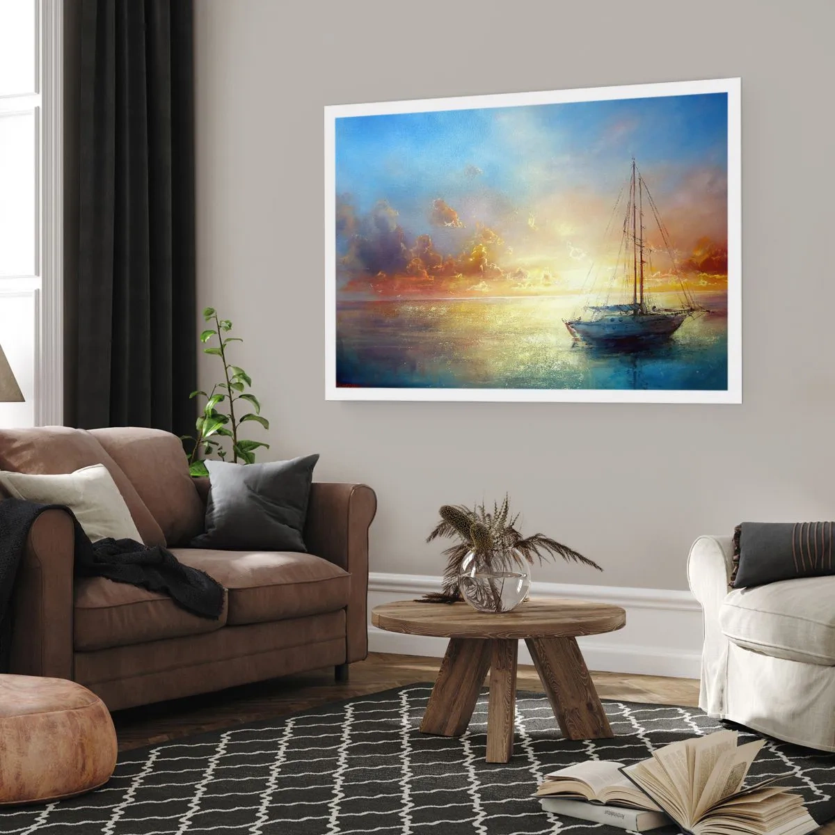 Plagát - V zlatom zálive - 70x50 cm
