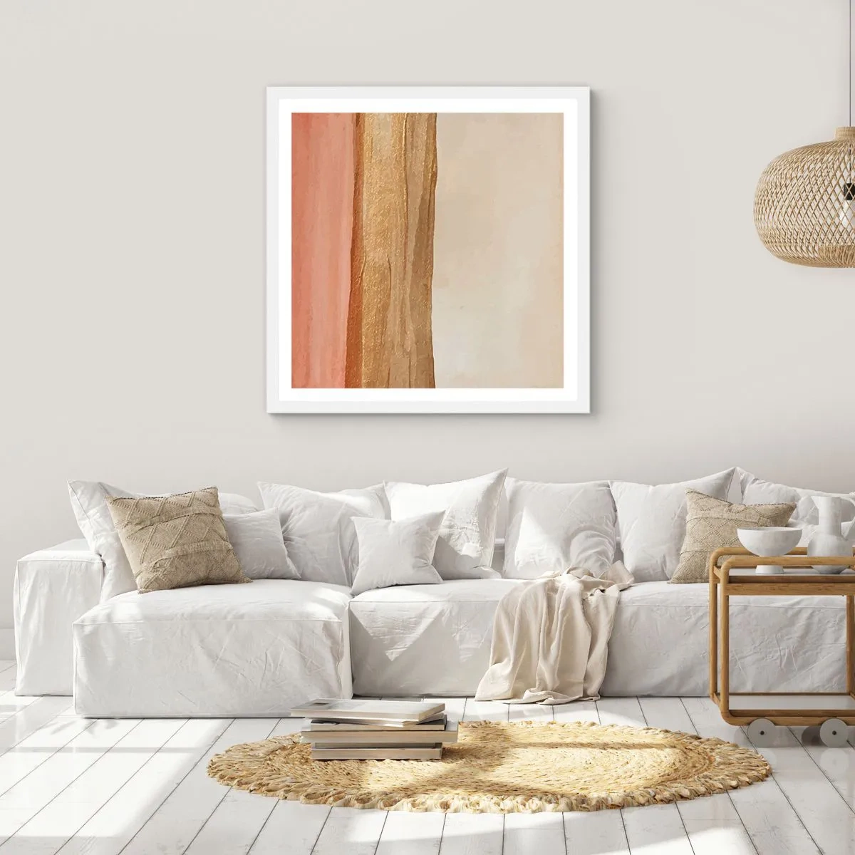 Plagát v bielom ráme - Vertikálna kompozícia - 30x30 cm