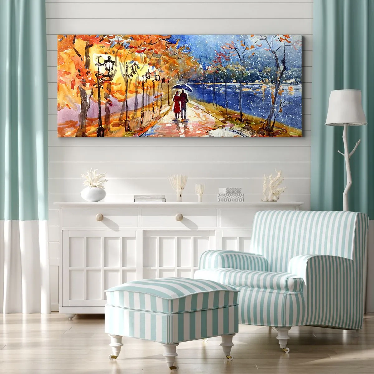 Obraz na plátne - Spoločne k hranici času - 100x40 cm