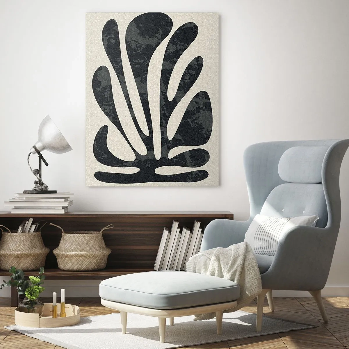 Obraz na skle - Mnohoprstá abstrakcia - 70x100 cm