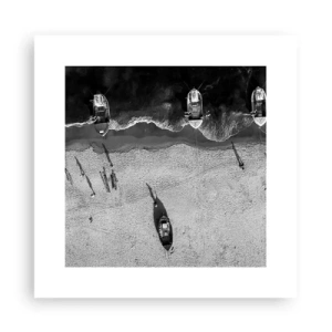 Plagát - Ešte na brehu… - 30x30 cm