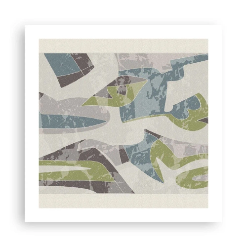 Plagát - Kompozícia za sklom - 50x50 cm