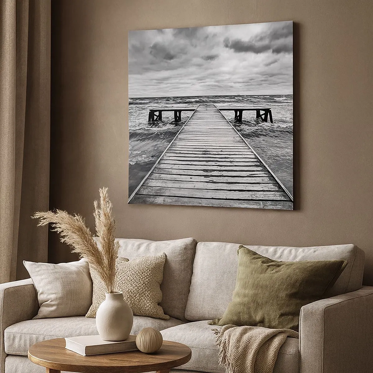 Obraz na plátne - Čakám na vietor, čo rozfúka… - 30x30 cm