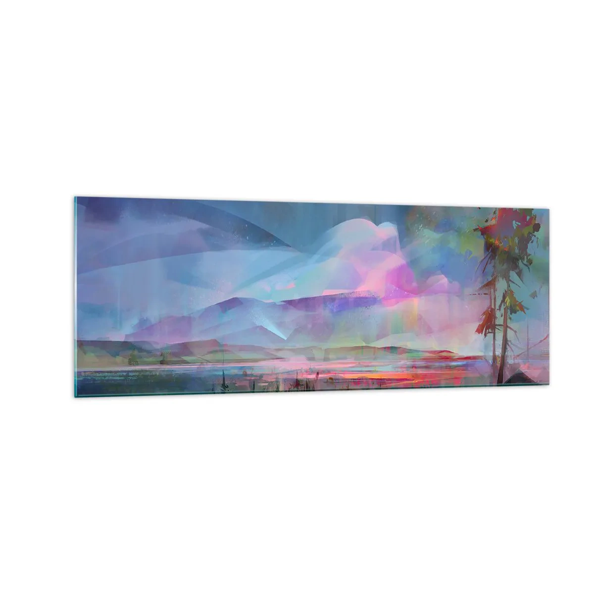Obraz na skle - Pod priateľským nebom - 140x50 cm