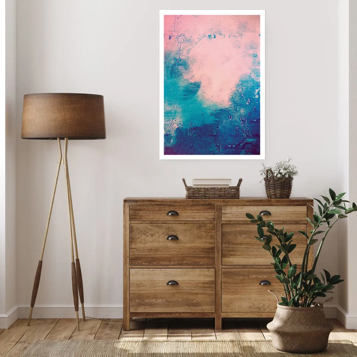 Plagát - Modré objatie - 61x91 cm