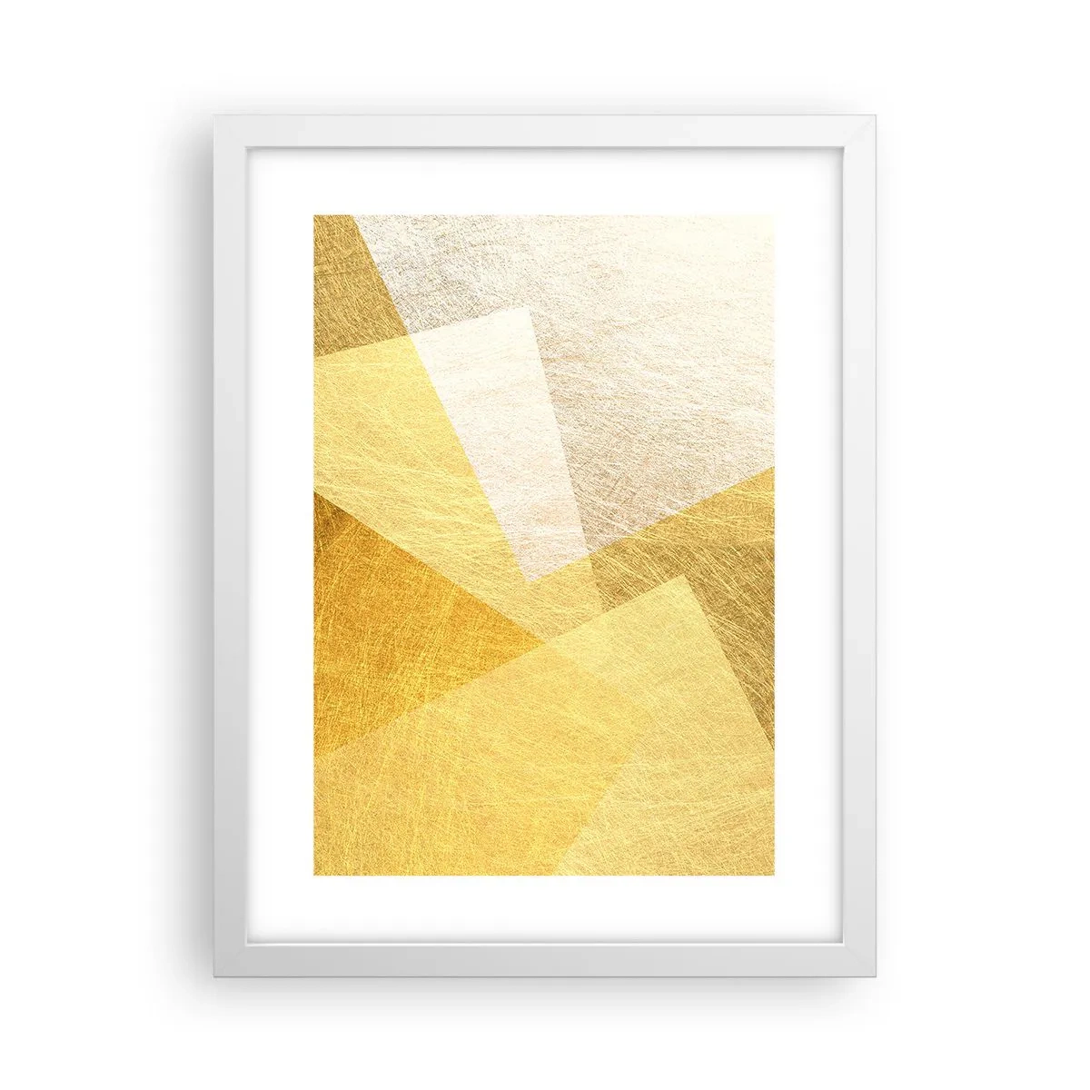 Plagát v bielom ráme - Počasie geometrie - 30x40 cm