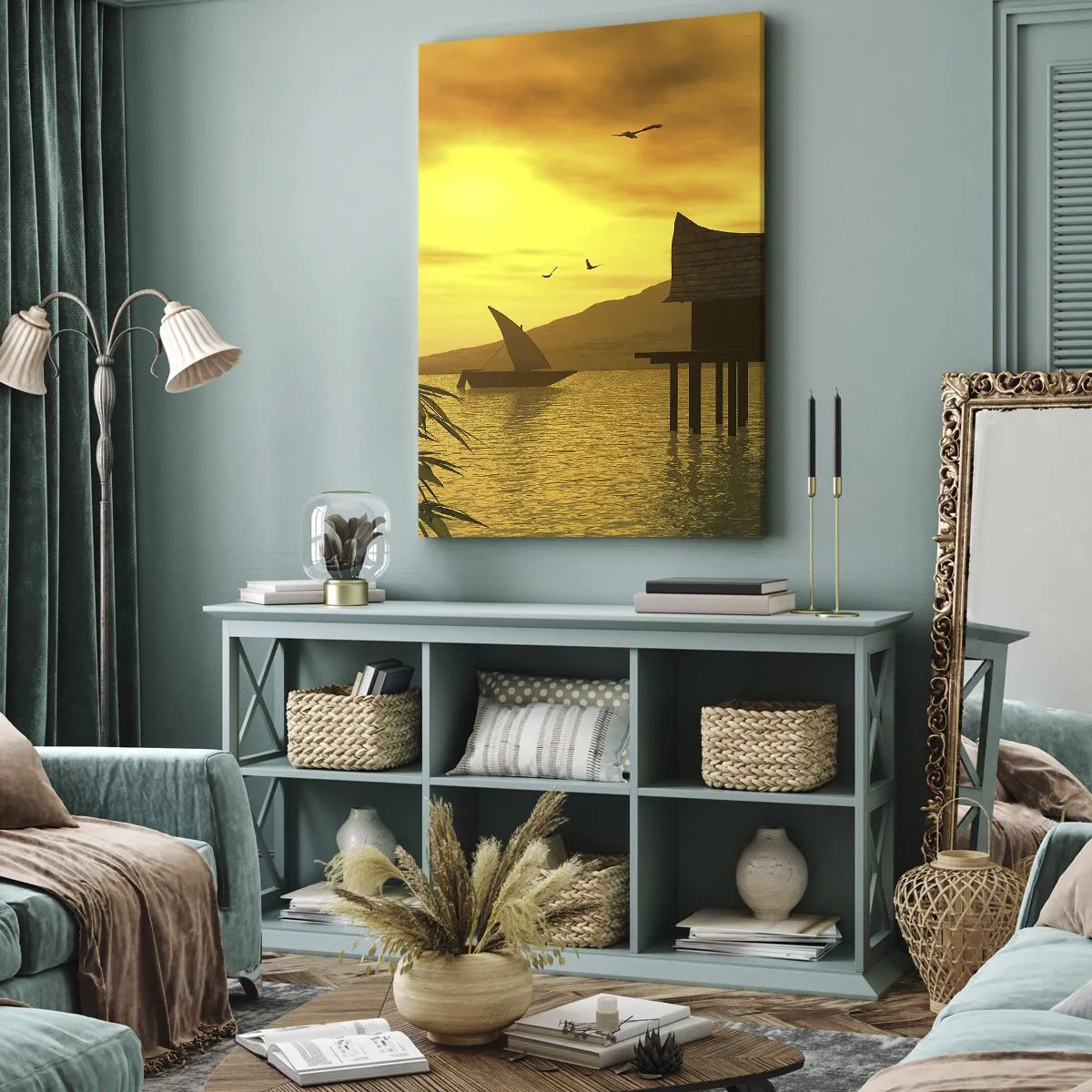 Obraz na plátne - Vytúžený pokoj - 50x70 cm