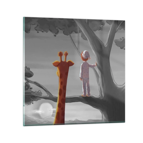 Obraz na skle - To sa naozaj deje - 30x30 cm