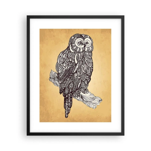 Plagát v čiernom ráme - Majstrovské ornamenty múdrosti - 40x50 cm