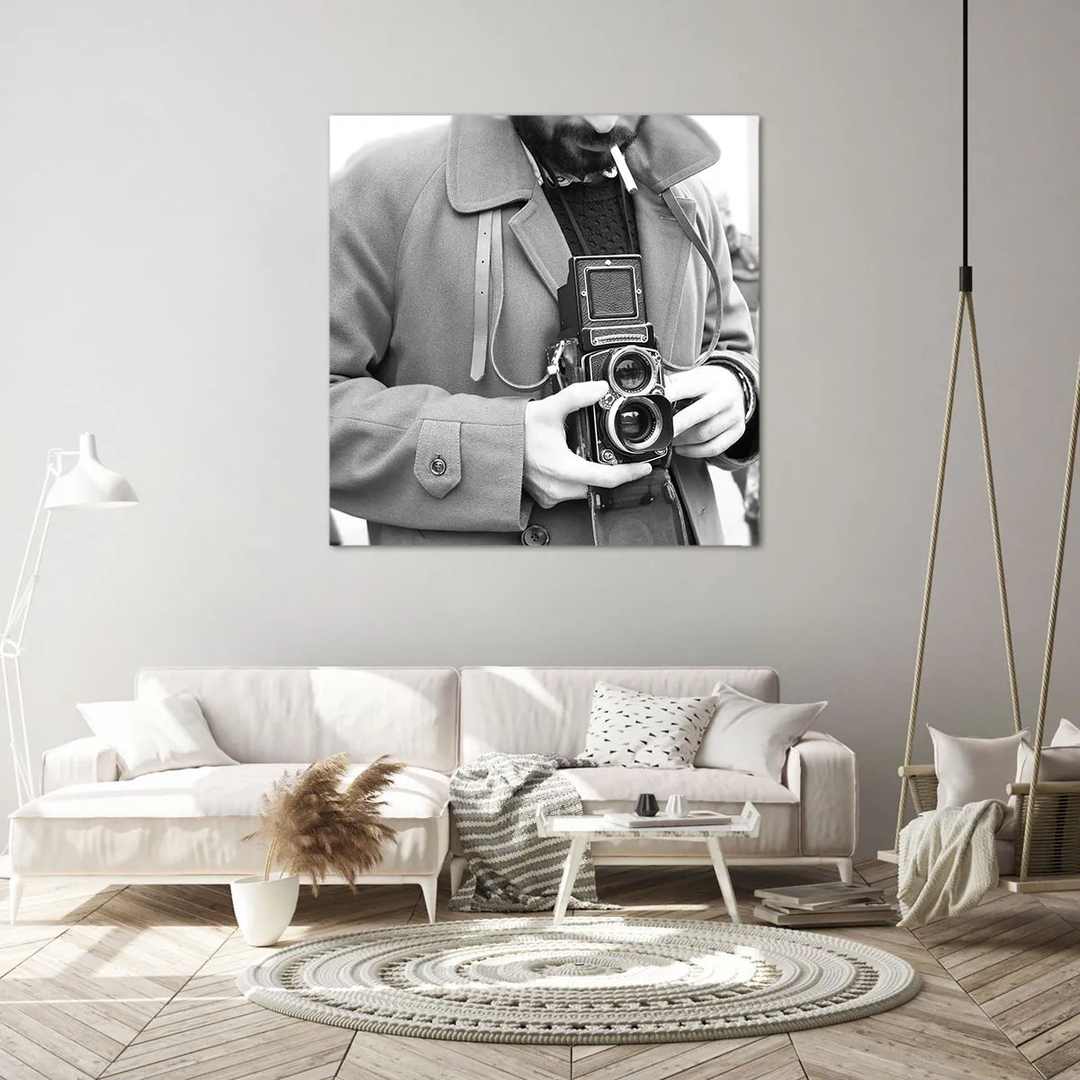 Obraz na plátne - V retro štýle - 50x50 cm