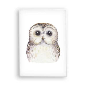 Plagát v bielom ráme - Pozri sa mi do očí - 70x100 cm