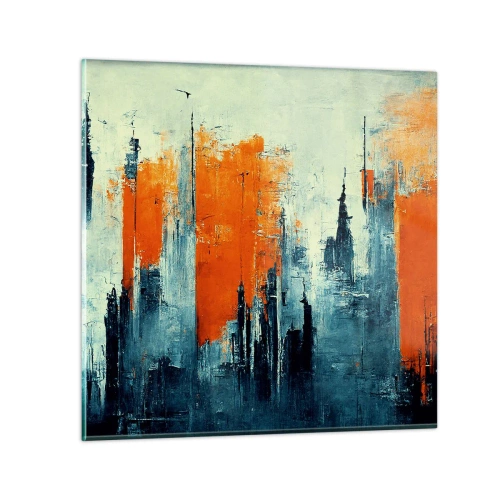 Obraz na skle - Moderná krajina - 50x50 cm