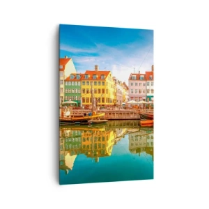 Obraz na plátne - Pri vode hladkej ako zrkadlo - 80x120 cm