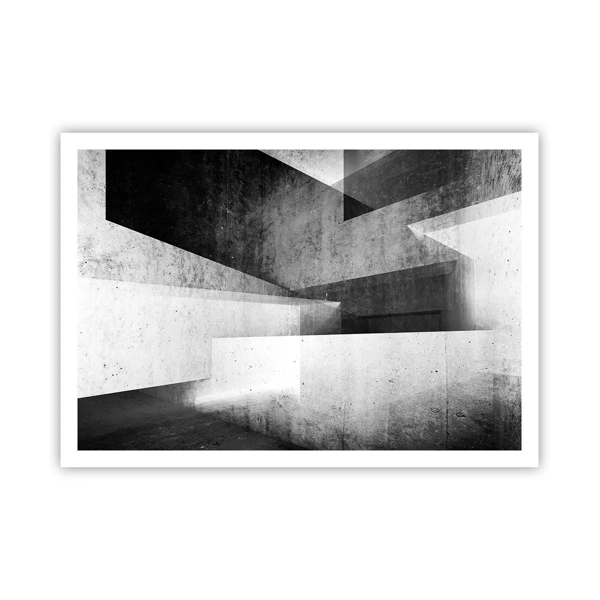 Plagát - Štruktúra priestoru - 100x70 cm