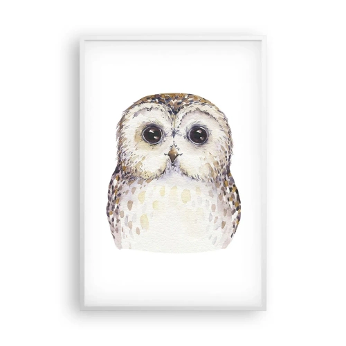 Plagát v bielom ráme - Pozri sa mi do očí - 61x91 cm