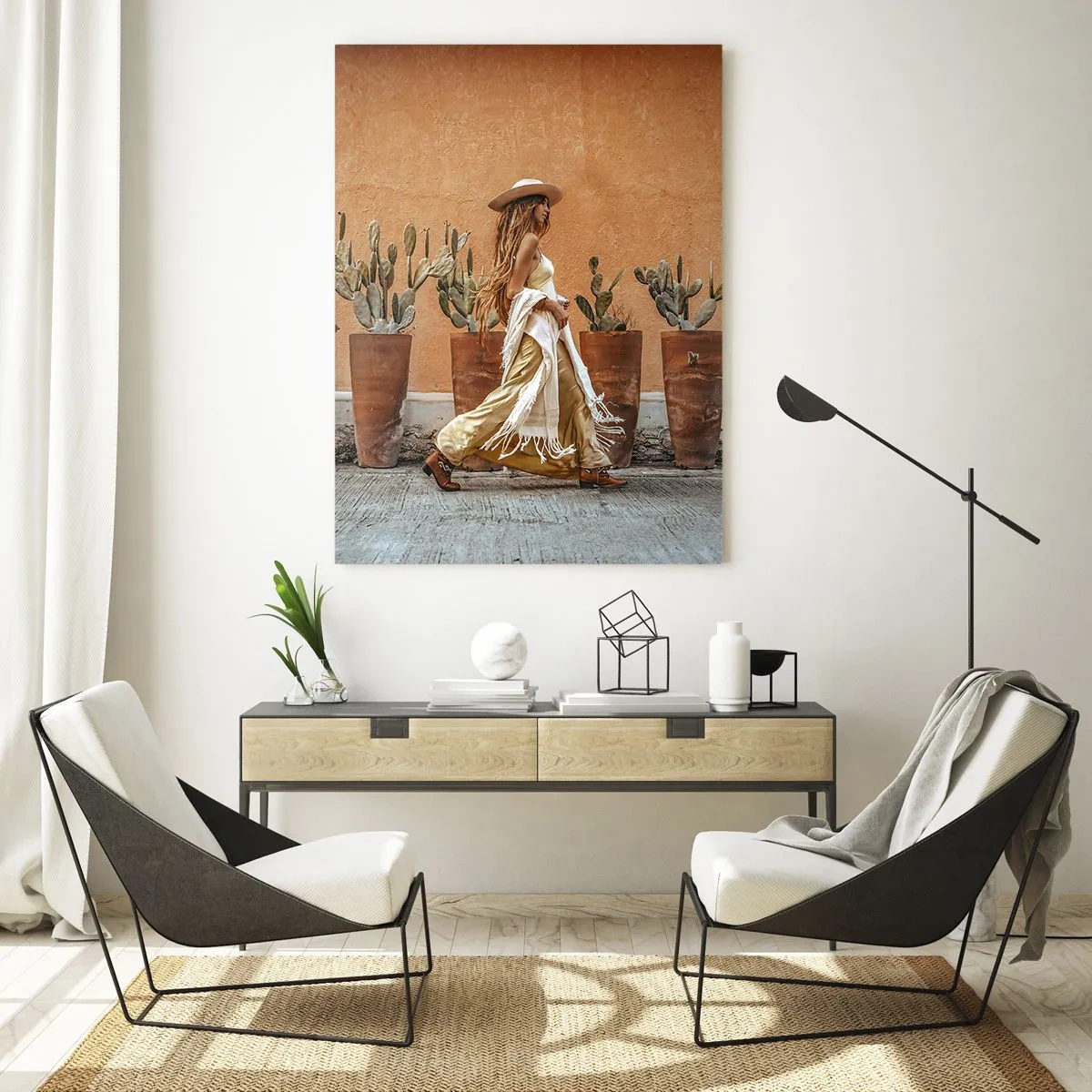 Obraz na skle - V hippie štýle - 80x120 cm