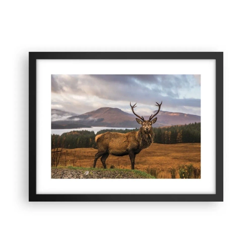 Plagát v čiernom ráme - Majestát prírody - 40x30 cm