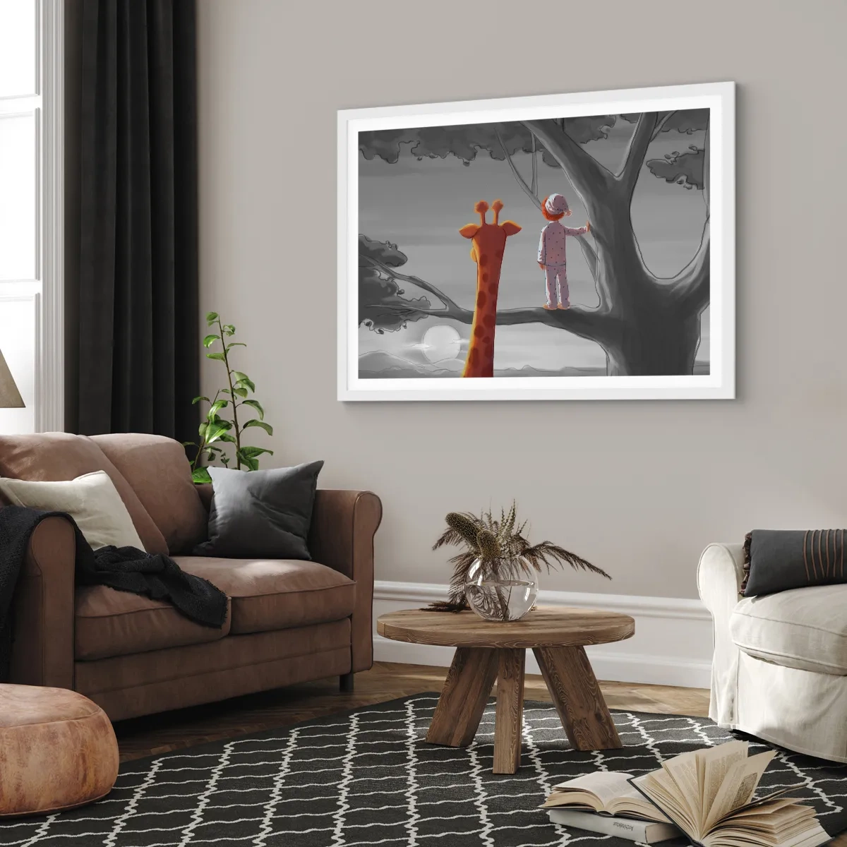 Plagát v bielom ráme - To sa naozaj deje - 91x61 cm