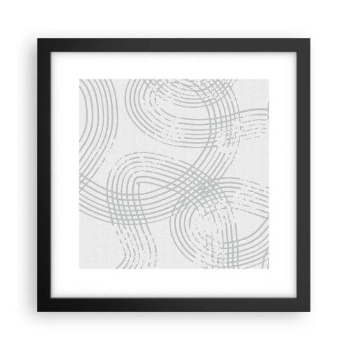 Plagát v čiernom ráme - Jednoduché východisko neexistuje - 30x30 cm