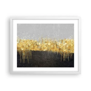 Plagát v bielom ráme - Dovnútra a nahor - 50x40 cm