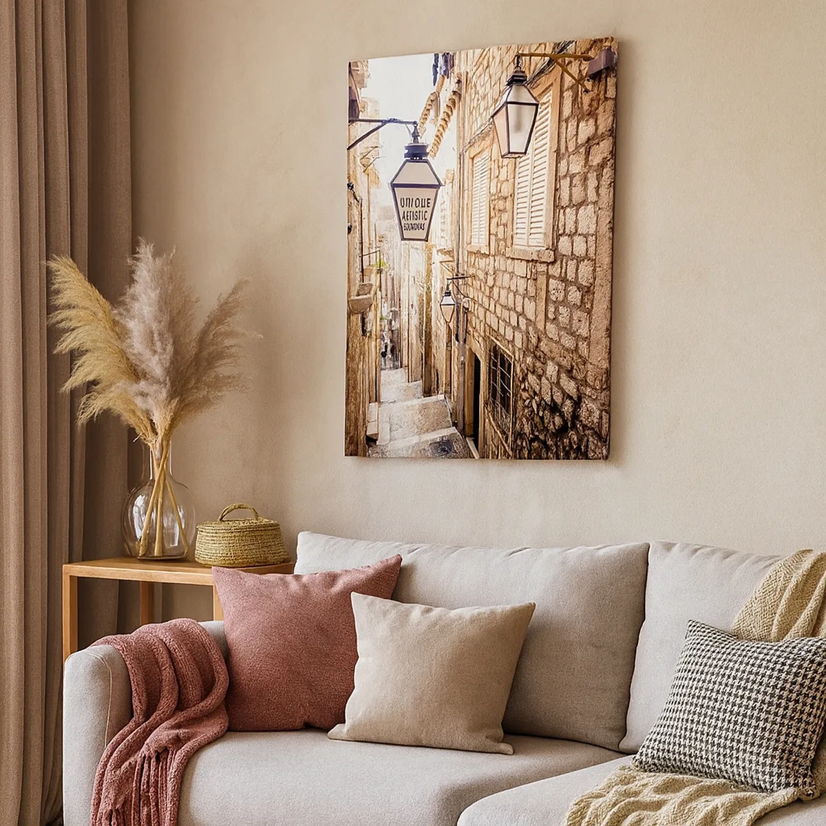 Obraz na plátne - Očarujúca ulička - 50x70 cm