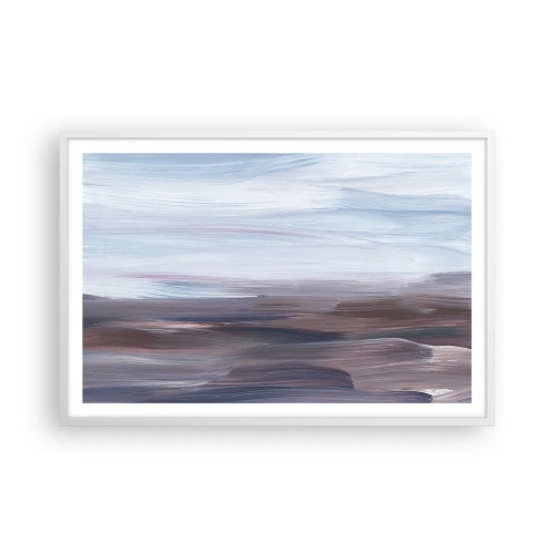 Plagát v bielom ráme - Živly: voda - 91x61 cm