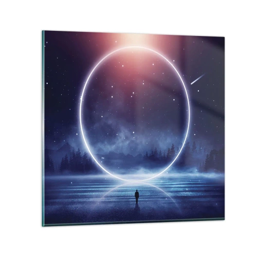 Obraz na skle - Už sú tu... - 70x70 cm